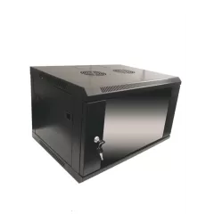 SAXXON--SAXXON SE540601 - Gabinete de pared / 6 UR / Fijo / Capacidad de carga de 60 Kg / Ancho 570 mm x profundidad 450 mm x alto 370 mm-