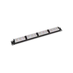 SAXXON--SAXXON P19748N5 - Patch Panel 48 puertos / CAT 5E / 19 Pulgadas / Montaje en rack / 2U-