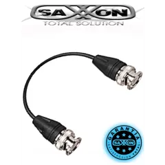 SAXXON--TVC PSUWB02- Conector BNC macho a macho de 4 pulgadas / Ideal para conexiones en rack-