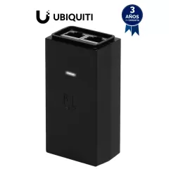 UBIQUITI--UBIQUITI POE-24-12W-G - Inyector PoE pasivo Gigabit para equipos Ubiquiti de 24 VDC, 0.5A y función de reinicio remoto.-