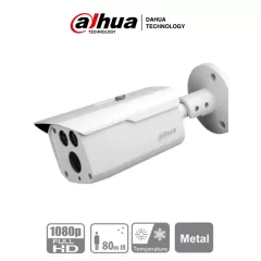 DAHUA--DAHUA HAC-HFW1200D-036- Camara Bullet HDCVI 1080p/ Lente 3.6 mm/ 87.5 Grados de Apertura/ Smart IR 80 Mts/ IP67/ Metálica/ DWDR/ BLC/ HLC/ TVI AHD y CVBS-