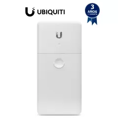 UBIQUITI--UBIQUITI N-SW - Switch Nano Gigabit PoE para exteriores con 1 puerto PoE pasivo de entrada y 3 puertos PoE pasivos para salida.-