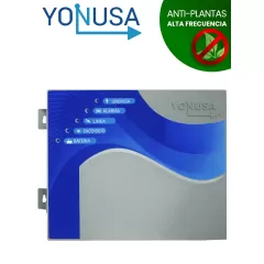 YONUSA--YONUSA EY10000127AF - Energizador de Alta Frecuencia para Cerco Eléctrico 10,000 V, Cobertura de hasta 10,000 metros Lineales (o 2,000 metros en 5 Líneas), Incluye Interfaz con 2 Zonas Cableadas y Soporta Módulo WiFi-