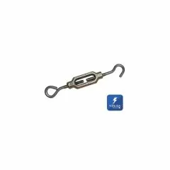 YONUSA--YONUSA TEN532Z - Tensor para líneas de cercas eléctricas YONUSA, hechos de aleación de zinc, alta resistencia a la corrosión, armellas y gacho de alambre pulido calibre 10/ Resistencia de 70 Kg-