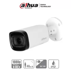DAHUA--DAHUA HAC-B4A21-VF - Camara Bullet Varifocal de 2 Megapixeles/ Lente de 2.7 a 12mm/ Angulo Ajustable de 102 a 32 Grados/ IR de 40 Mts/ DWDR/ IP67/ Menu OSD/ Soporta: HDCVI/AHD/TVI y CBVS/-