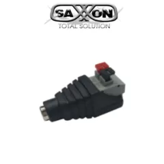 SAXXON--SAXXON PSUBR17H - Bolsa de 10 Adaptadores Hembra Tipo Jack Polarizado de 12 Vcc/ Terminales de Presion/ Facil Instalación/-