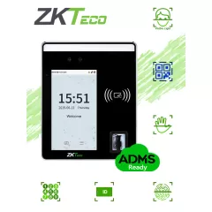 ZKTECO--ZKTECO SpeedfaceH5L - Terminal de Control de Acceso y Asistencia/ 6000 Rostros/ 10000 Tarjetas o QR/ 6000 Huellas/ 3000 Palmas/ Pantalla Touch de 5/ Reconocimiento a 2m/ Serie Visible Light/ TCP/IP-