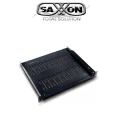 SAXXON--SAXXON 70140204- Charola ventilada para monitor/ Medidas 19 de ancho x 14 pulgadas de profundidad/ 2 UR/ Soporta 22 KG/ Acero-