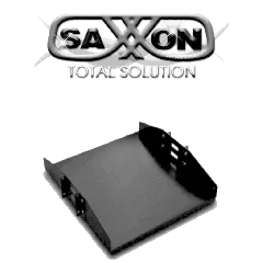 SAXXON--SAXXON 70140202- Charola doble cara para rack/ 19 pulgadas (48.26 cm)/ 2 UR/ Soporta hasta 50 KG-