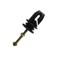 YONUSA--YONUSA AP401 - Aislador 3 en 1 realiza funcion de aislador Paso, esquina y tensor para cercos electricos / Resistente a la corrosión / Resistencia de tensión de 70 a 120 Kgs-