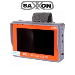 SAXXON--SAXXON TES07MC- Probador de Video de Pulsera con Pantalla de 4 Pulgadas/ Soporta Resolución de Hasta 4 Megapíxeles/ Soporta: HDCVI/TVI/AHD/ Salida de Energía de 12vdc para Alimentar Cámaras/ Soporta Control por Coaxial/ Lampara Led/-