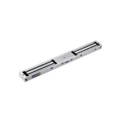 YLI ELECTRONIC--YLI YM180NDLED - Cerradura Magnética Doble con Indicador Led para Control de Acceso / Interior / Fuerza de Sujeción 180 Kg o 350 Lbs por lado / Compatible con Soporte MBK180NDZL y MBK180U-