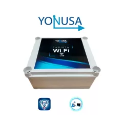 YONUSA--YONUSA MWFLITE - Módulo Wifi Lite compatible con energizadores NG Modular, NG Convencional, Alta Frecuencia Anti Plantas y Doble Zona, Uso con aplicación gratuita Yonusa Plus compatible con sistemas iOS y Android para notificaciones de eventos.-