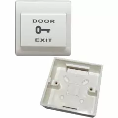 YLI ELECTRONIC--YLI PBK812PAK - Paquete de boton de plastico para apertura de puerta / Incluye caja para instalacion-