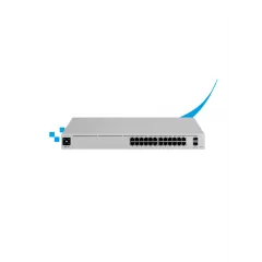 UBIQUITI--UBIQUITI USW-PRO-24-POE - UniFi Switch Gigabit PoE PRO / 24 Puertos PoE Gigabit Ethernet / 2 Puertos SFP+ / PoE 400 Watts / Pantalla Informativa / PoE at / PoE bt-