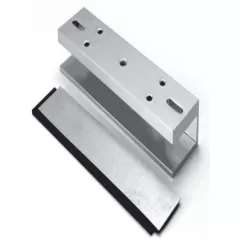 ZKTECO--ZKTECO LMB200U - Soporte en U para instalación de contrachapa magnética en puertas de vidrio sin marco compatible con cerradura magnética con Modelo LM200LED clave ZKT0850002-