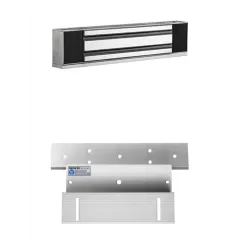 YLI ELECTRONIC--YLI YM350WSPAK - Paquete con chapa de 350 kg/800 Lb para uso en exteriores o interiores IP68 uso en puertas de metal, vidrio o madera incluye soporte de fijación ZL-
