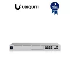 UniFi--UBIQUITI UDM-PRO - UniFi Dream Machine Pro con 1 puerto WAN 10G SFP+, switch de 8 puertos Gigabit RJ45 y bahía para dis duro de 3.5", en formato 1UR.-