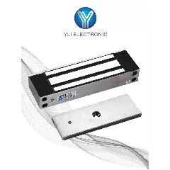 YLI ELECTRONIC--YLI YM500NW - Cerradura Magnética para exterior IP68 / Fuerza de Sujeción 500Kg /1200Lb / Voltaje Dual 12v / 24VDC / Compatible con Soporte MBK500NZLW / Puertas de madera, vidrio, metálica-