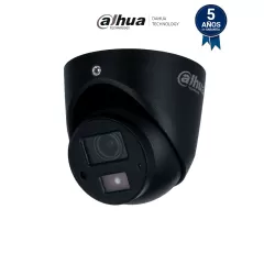 DAHUA--DAHUA DH-HAC-HDW3200G-M-0360B - Cámara móvil analógica, Conexión M12 (tipo aviación), Tipo: mini domo, Resolución: 1080p, Lente de 3.6mm, Apertura de 84°, IR de 20 metros, Grado de protección IP 67, Micrófono integrado, Material metálico-