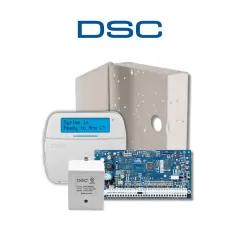 DSC--DSC NEO RF ALFA - Kit Neo 32 Zonas Inalámbricas Panel HS2032/ / Teclado Alfanumerico HS2LCDRF9N/ Fuente PTC1640U / Gabinete GMX003-
