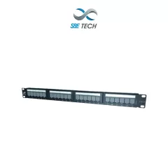SBE TECH--SBE TECH PPC624P - Panel de parcheo categoría 6/24 puertos-