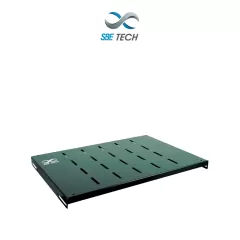SBE TECH--SBE TECH SBE-CF1915V -Charola fija ventilada de 1 UR , diseñada para gabinetes con 60 cm de profundidad. Cuenta con 35 cm de profundidad.-