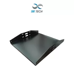 SBE TECH--SBE TECH SBE-CDL1P1918 - Charola Doble para rack con medidas de 19" (48.26 cm) de ancho x 18" (45.72 cm) de largo, y soporta hasta 34 kg 2 UR-