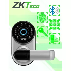 ZKTECO--ZKTECO ML300 - Cerradura Inteligente con Teclado y Verificación de Huella, Conectividad Bluetooth, Capacidad para 100 Usuarios, Compatible con la App Zsmart-