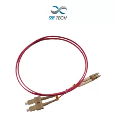 SBE TECH--SBE TECH SBE-JUMLC-SC-1M50 - Jumper LC-SC, MM 50/125, OM4, duplex, 2 mm, de 1 metro, UPC-