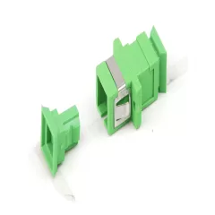 SBE TECH--SBE TECH SBE-ADAPSCAPC-S - Adaptador simplex de SC/APC a SC/APC Monomodo/Verde con orejas-