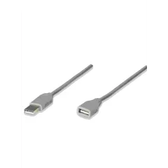 MANHATTAN--MANHATTAN 165211 - Cable de Extensión USB Macho a USB Hembra/ 1.8 Metros/ Velocidad Máxima de Hasta 12 Mbps/ UL 2725/ USB 1.1/-