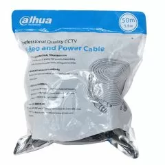 DAHUA--DAHUA DH-PFM942I-50-5 - Cable de 50 Metros Armado para Video y Energía/ con Conectores BNC y de Energía/ Para Camaras Hasta 4k/ Soporta: AHD/CVI/TVI/CVBS/ Uso Exterior e Interior/ Cobre de Alta Pureza/-