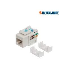 INTELLINET--INTELLINET 210355 - JACK CAT 5e / DE IMPACTO / (KEYSTONE) / BLANCO-