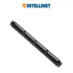 INTELLINET--INTELLINET 513555 - Panel de Parcheo Cat5e 24 puertos, UTP, 1UR-