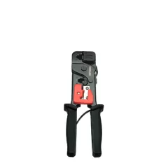 INTELLINET--INTELLINET 210836 - PINZA P/CRIMPEAR RJ11-6P4C, 6P2C/RJ11 RJ12-6P6C RJ45-8P8C, 8P6C, 8P4C, 8P2C/ Corta y quita el forro del cable / Fabricada en Acero al carbón / Mango Antiderrapante /-