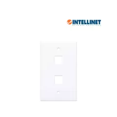 INTELLINET--INTELLINET 163293 - TAPA (FACEPLATE) / 2 PERFORACION / BLANCO-