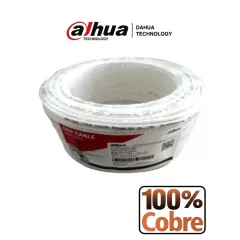 DAHUA--DAHUA PFM920I-5EUN-C-V2-100 - Bobina de 100 Mts de Cable UTP Cat5e/ 100% Cobre/ Color Blanco/ Ideal para Video y Redes/-