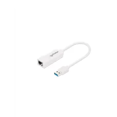MANHATTAN--MANHATTAN 506847 Adaptador de Súper Velocidad USB 3.0 a RJ-45 GB Ethernet 10/100/1000 Mbps Gigabit Ethernet, Súper Velocidad USB 3.0-