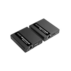 SAXXON--SAXXON LKV223KVM - Kit Extensor KVM de Video HDMI y Puerto USB/ Resolución 1080P @ 60 Hz/ HDR/ Hasta 70 metros con Cat6/6A/7/ Cero latencia/ Loop HDMI en Transmisor/ Salida de audio/ Función EDID/-
