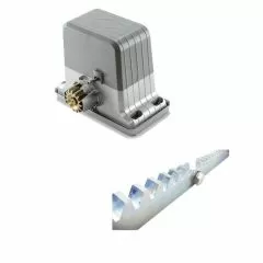 WEJOIN--WJPKM202P - Paquete de Motor para portón deslizante o corredizo / Soporta hasta 1800 kg / Incluye motor modelo WJPKMP202 / 3 metros de cremallera modelo WJKJCT y accesorios de fijación-