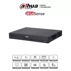 DAHUA--DAHUA XVR5216AN-4KL-I3 - DVR de 16 Canales 4k/ WizSense/ IA/ H.265+/ 2 Bahías de Disco Duro/ 16 Canales + 16 IP (Hasta 32 IP)/ 2 Canales de Reconocimiento Facial/ SMD Plus/ Codificación IA/ Funciones IoT&POS/ Audio Bidireccional-