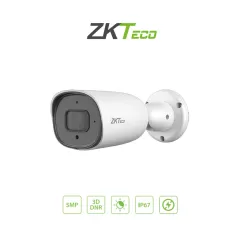 ZKTECO--ZKTECO BS855P22CS7MI - Cámara IP Bullet 5 Megapíxeles / Compresión H.265 / Lente 3.6 mm / Alcance IR 30 mts / Detección Facial / Micrófono Integrado / Carcasa metálica / PoE / IP67 / P2P / ONVIF Profile S-