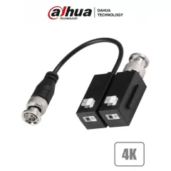 DAHUA--DAHUA PFM800B-4K - Transceptores pasivos 4K que transmiten video de hasta 8MP a 200 metros. Compatibles con resoluciones 720P, 1080P, 4MP, 5MP y 4K en formatos HDCVI, TVI, AHD y CVBS. Ideales para vigilancia en alta resolución y largas distancias.-