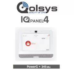 QOLSYS--QOLSYS IQP4006 - Sistema de Alarma IQPanel4 Autocontenido , con Pantalla Tactil de 7", Power G 915 Mhz + Honeywell 345 Mhz. Con 4 Bocinas integradas (4W). Para la plataforma Alarm.com-