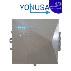 YONUSA--YONUSA EYM12000127NG - Energizador Modular para Cercos Eléctricos, Salida de Hasta 12,500 V, Alcance de 2,500 Metros Lineales (500 Metros en 5 Líneas), Alimentación 110/220 VAC, Compatible con Módulo WiFi, Bajo Consumo-