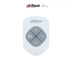 DAHUA--DAHUA DHI-ARA24-W2 - Control remoto tipo llavero, Cuenta con 4 botones: armado, desarmado, en casa y emergencia, LED indicador de estado (verde y rojo), App DMSS, Frecuencia 433 MHz, Tecnología: AirShield, Compatible con HUB 1.0 y HUB 2.0-