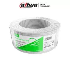 DAHUA--DAHUA PFM922I-5EUN-C-100 - Bobina de 100 metros de cable UTP Cat 5e, fabricado con conductores de aluminio revestidos de cobre (CCA), en color blanco. Ideal para uso en interiores, con cubierta FR-PVC retardante de flama-