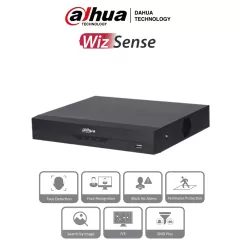 DAHUA--DAHUA NVR2104HS-P-I2 - NVR DE 8 Megapixeles/ 4k/ 4 Canales IP/ WizSense/ 4 Puertos Poe/ H265+/ Rendimiento de 80 Mbps/ HDMI y VGA/ 1 Ch de Reconocimiento Facial/ Protección Perimetral/ SMD Plus/ 1 Bahía de Disco Duro de 10 TB/-