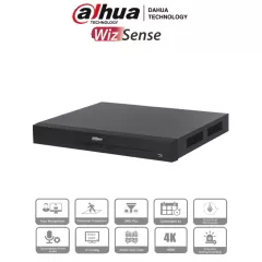 DAHUA--DAHUA XVR5232AN-4KL-I3 - DVR de 32 Canales 4k/ 8 Megapixeles/ WizSense/ Con IA/ 6 Canales de Reconocimiento Facial/ H.265+/ Hasta 32 Canales IP/ Codificación IA/ SMD Plus/ 2 Bahías de Discos Duros/ Funciones IoT&POS-